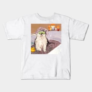 Spa Cat Kids T-Shirt